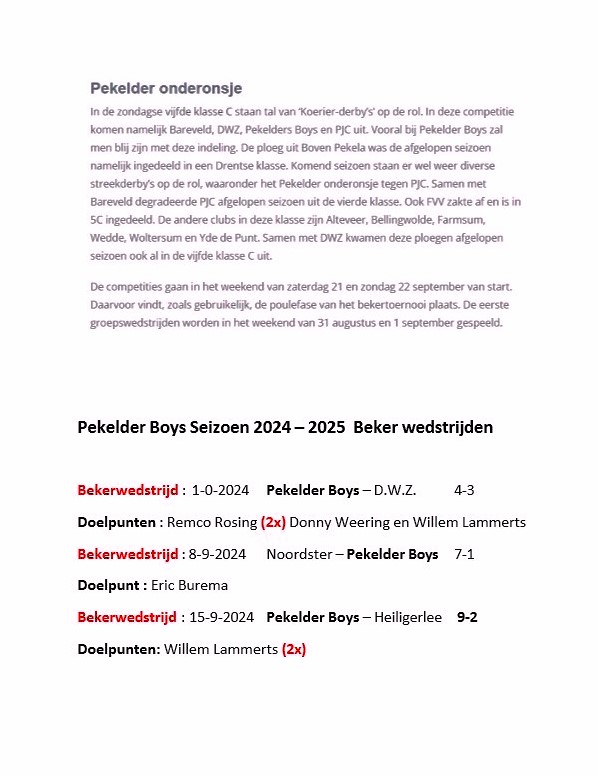 Seizoen 2024-2025 (2024 - 2025)