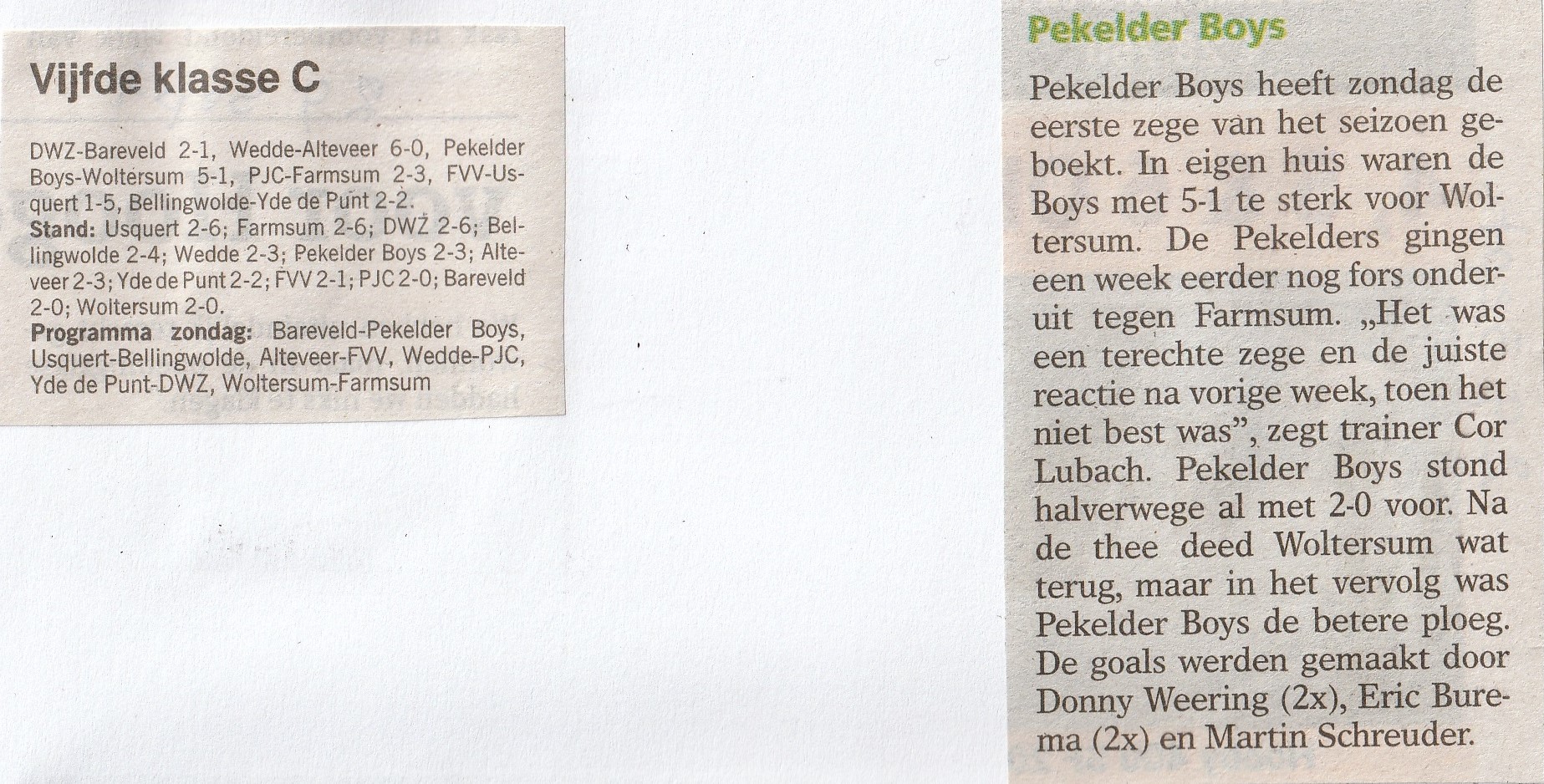 Artikel from season 2024-2025