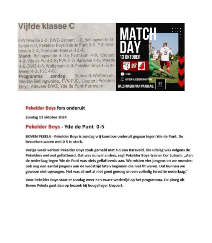 Artikel from season 2024-2025