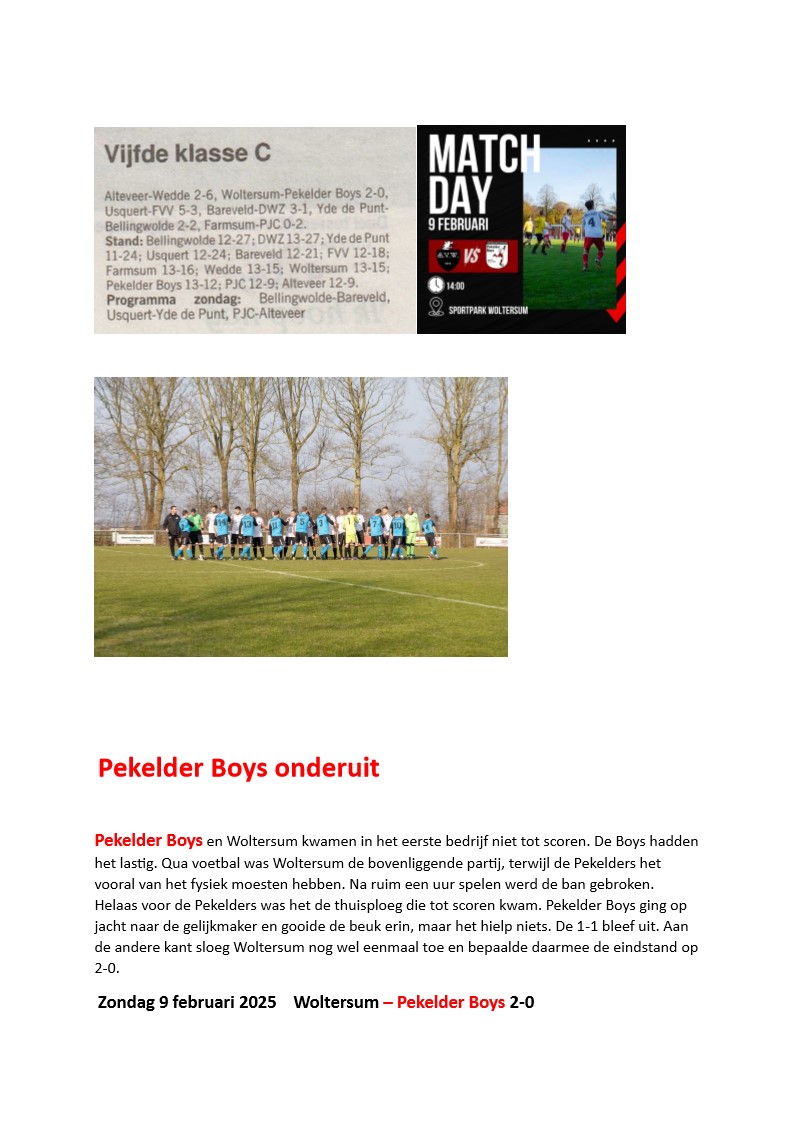 Artikel from season 2024-2025