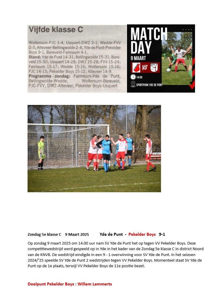 Artikel from season 2024-2025