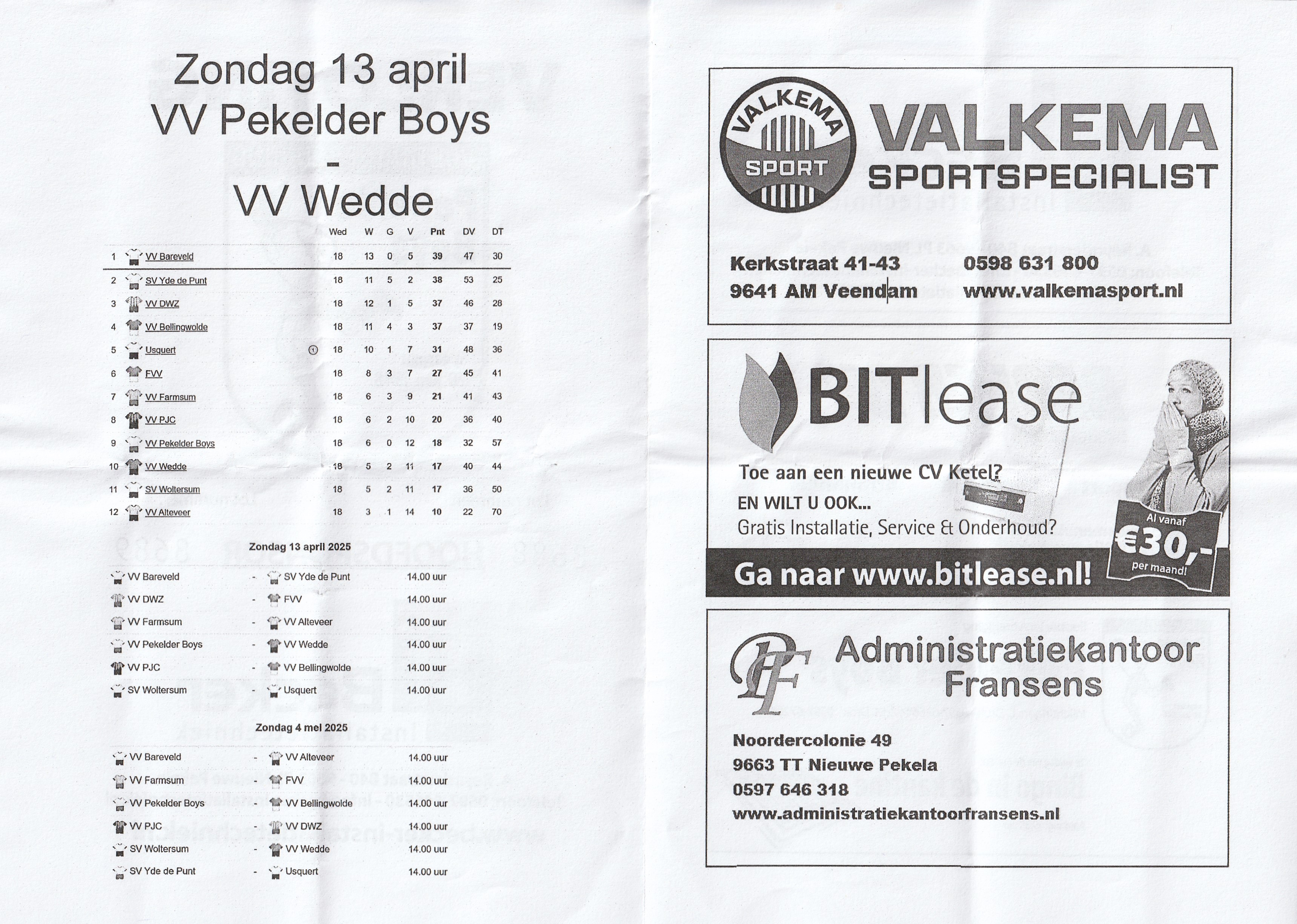 Artikel from season 2024-2025