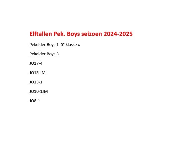 Artikel from season 2024-2025